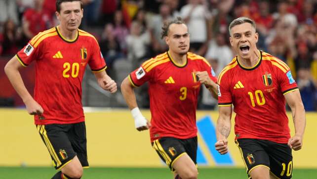 Trossard schießt Belgien weiter - Gruppensieg nach 5:1