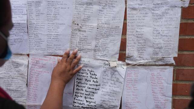 Geruch des Todes breitet sich nach Beben in Venezuela aus