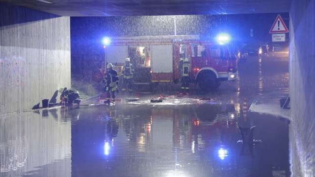 Heftige Unwetter nach extremer Hitze in Bayern