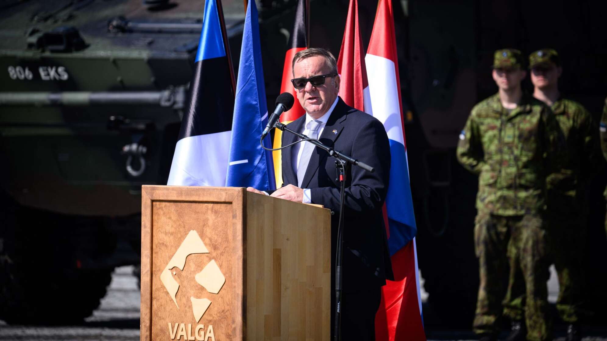 Übergabe 1. Deutsch-Niederländisches Korps in Estland