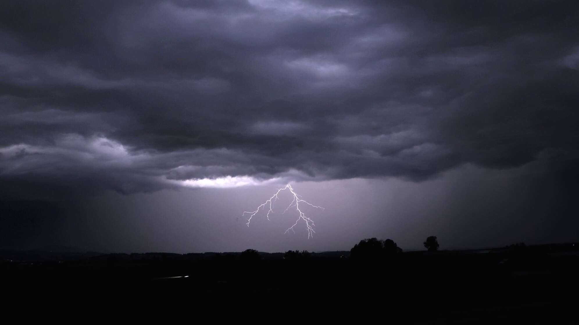 Gewitter in Bayern