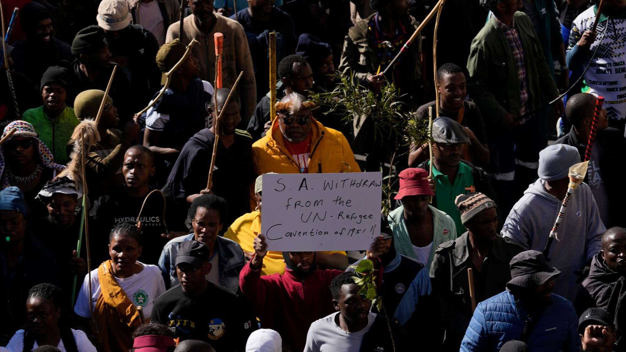 Proteste gegen die Einwanderungspolitik in Südafrika