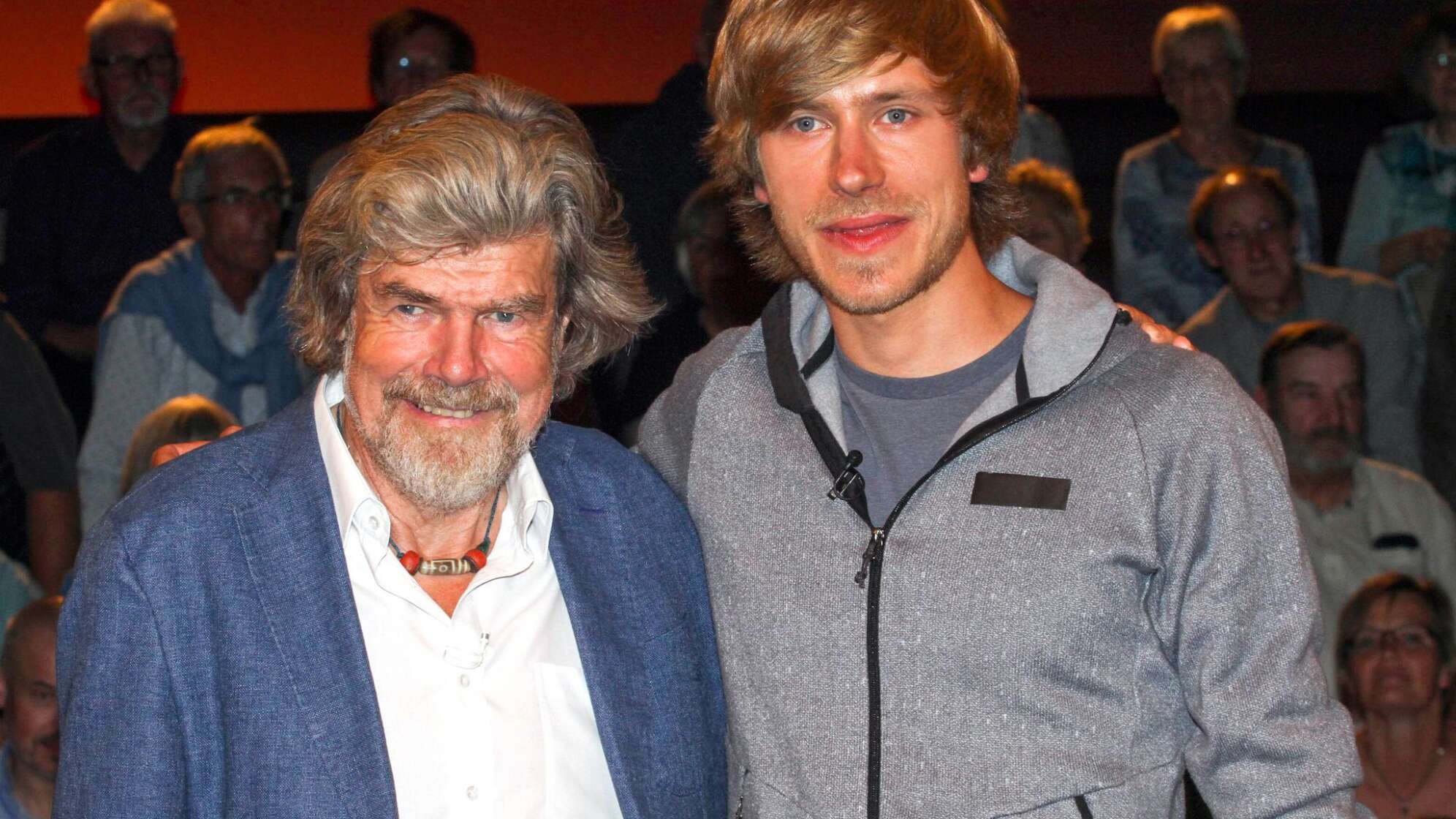 Reinhold Messner und Sohn Simon
