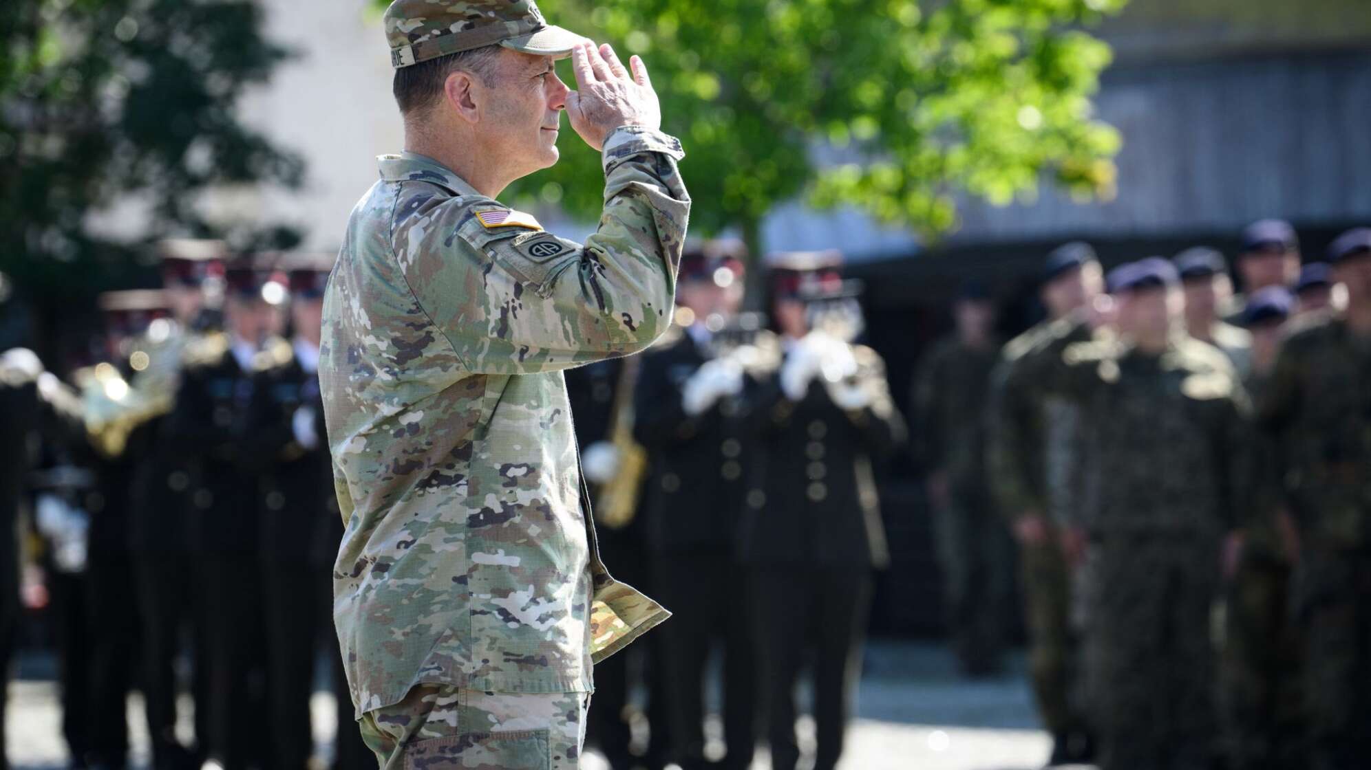 Übergabe 1. Deutsch-Niederländisches Korps in Estland