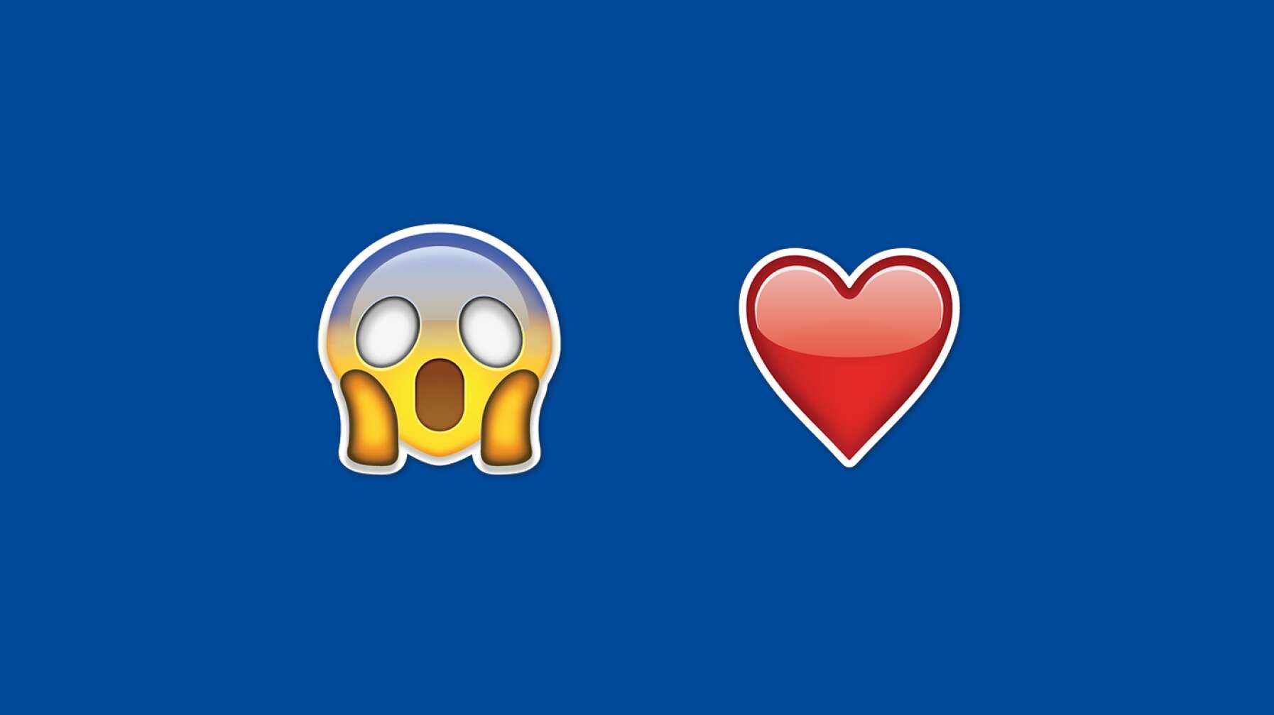 Emoji Schrei nach Liebe