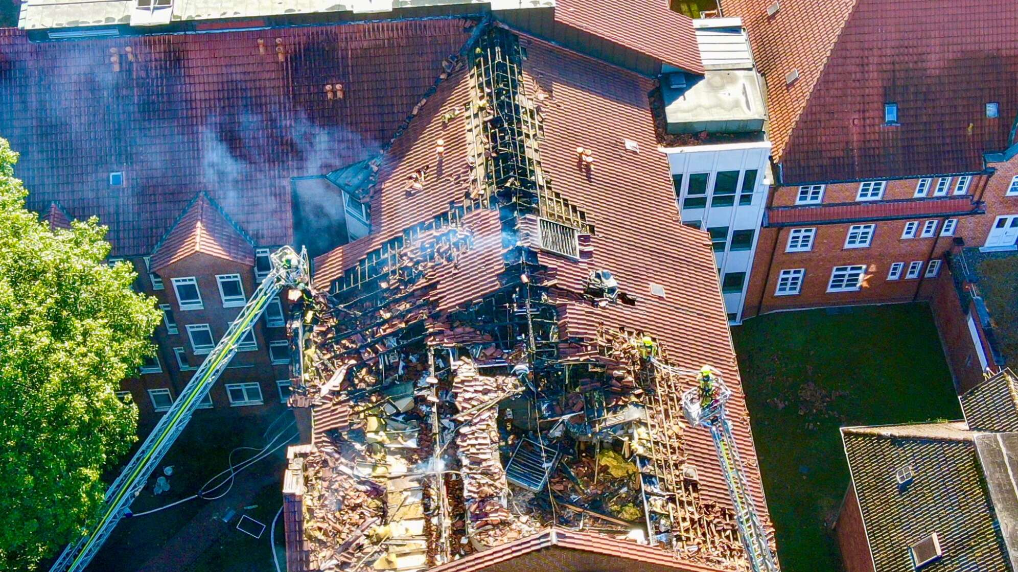 Tote bei Brand in einem Krankenhaus