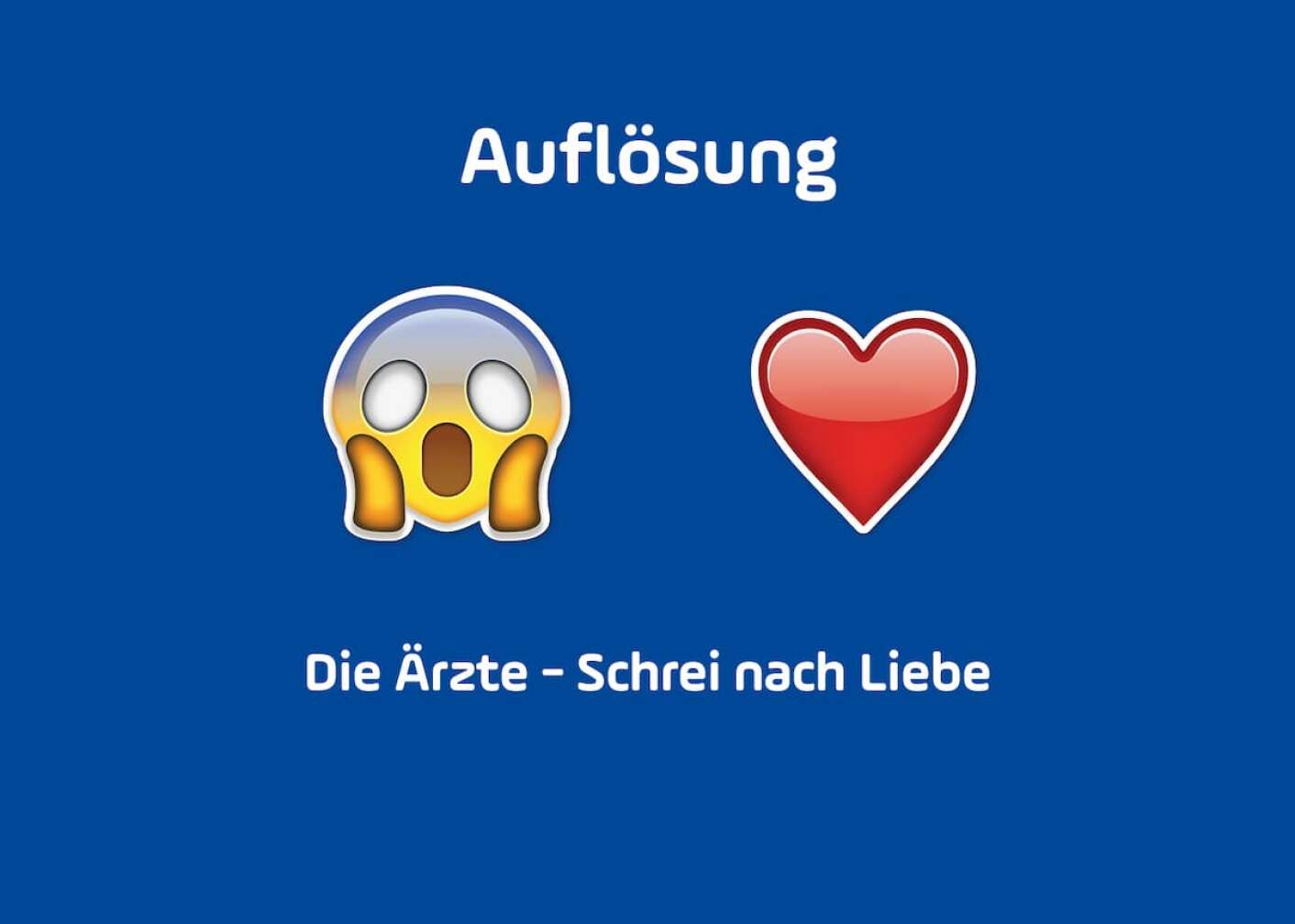 Emoji Schrei nach Liebe Auflösung