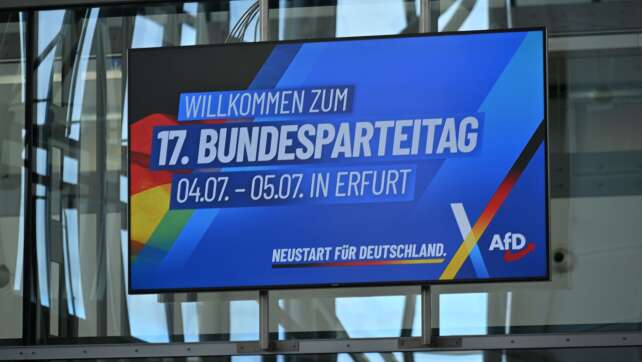 AfD-Parteitag beginnt - umfangreiche Proteste erwartet