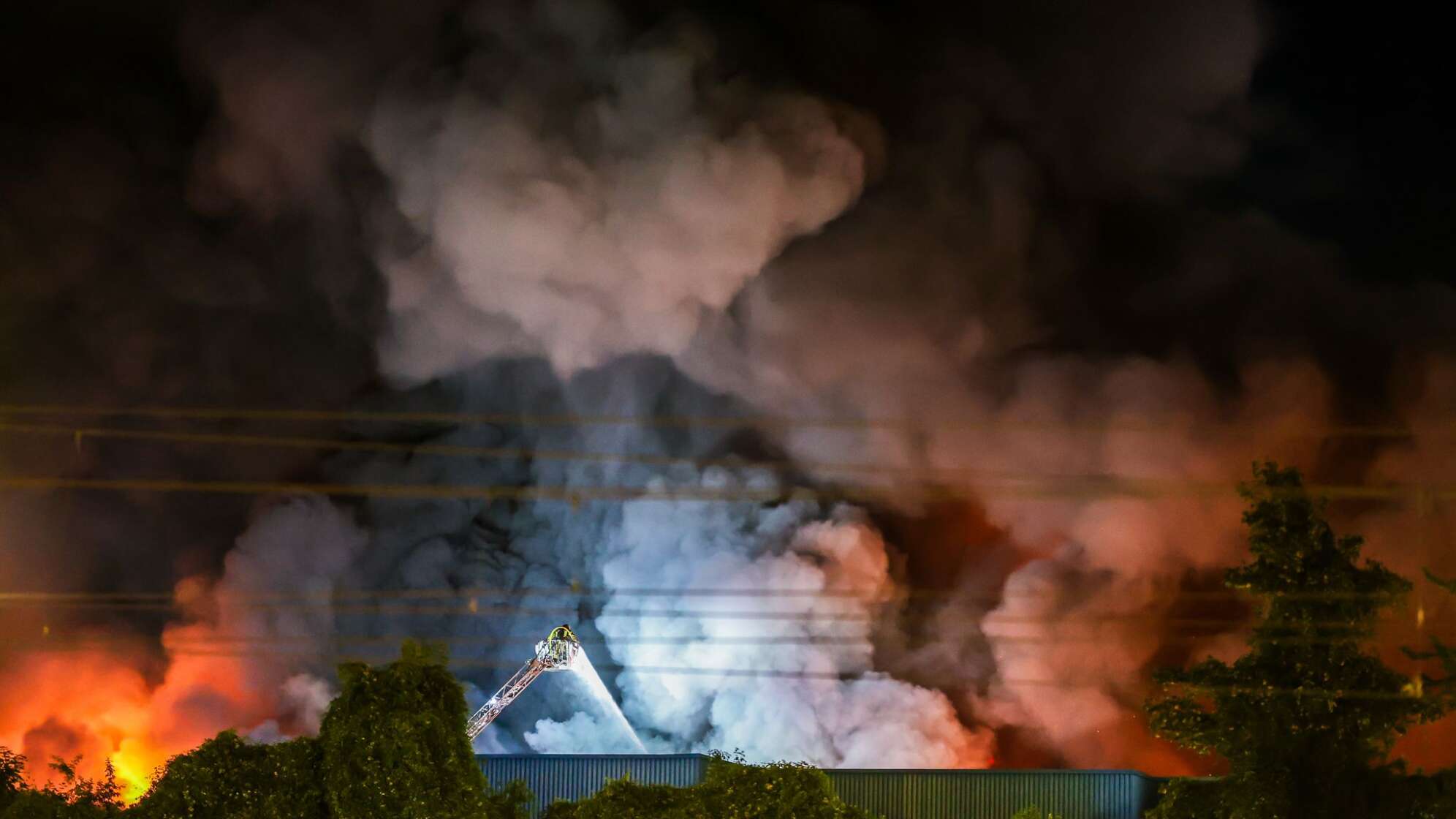 Feuer in Stuttgart