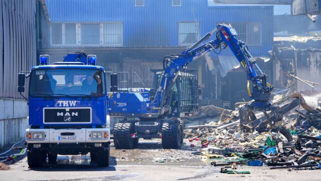 Immenser Schaden nach Feuer auf Stuttgarter Großmarkt