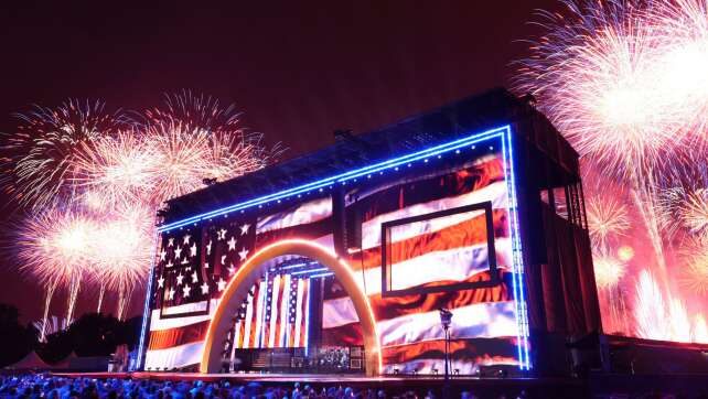 Trump-Rede und riesiges Feuerwerk zum 250. Jubiläum der USA