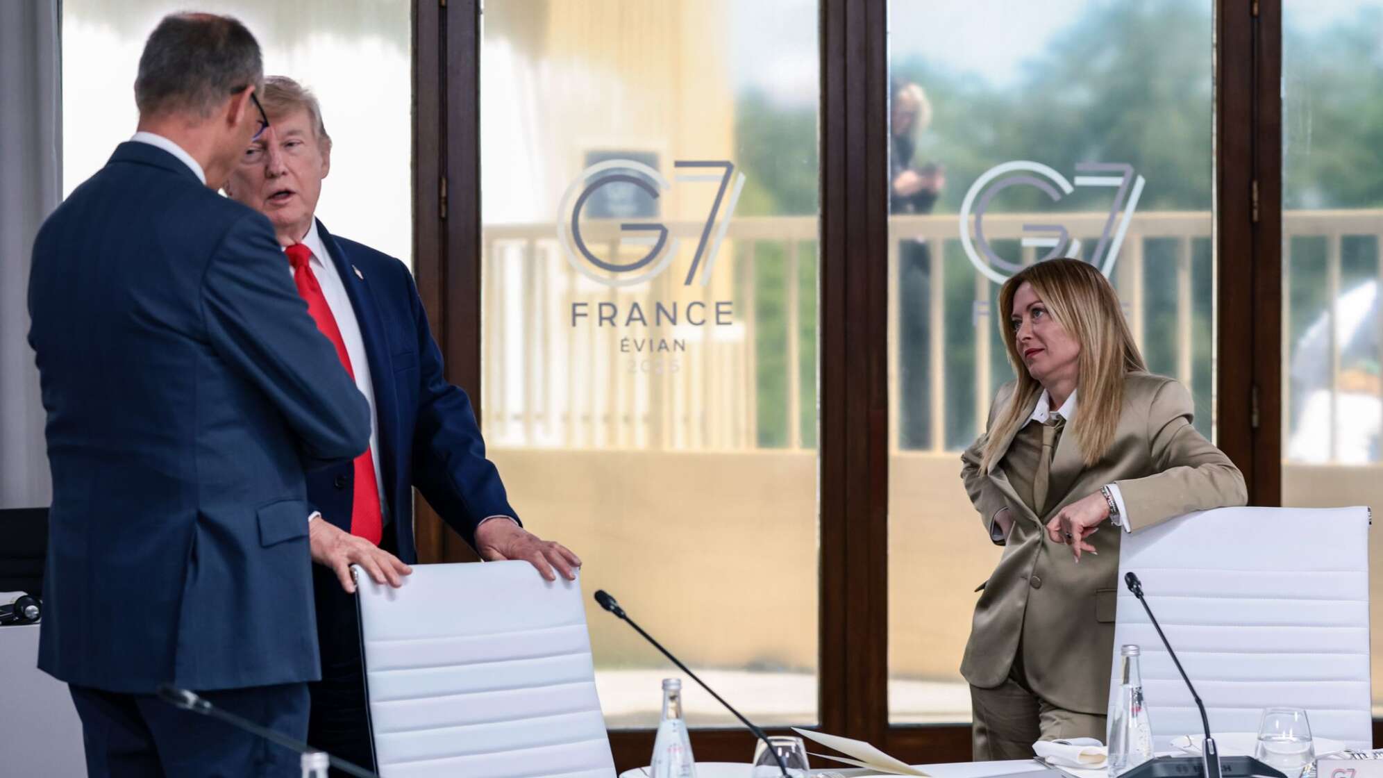 Merz, Trump und Meloni