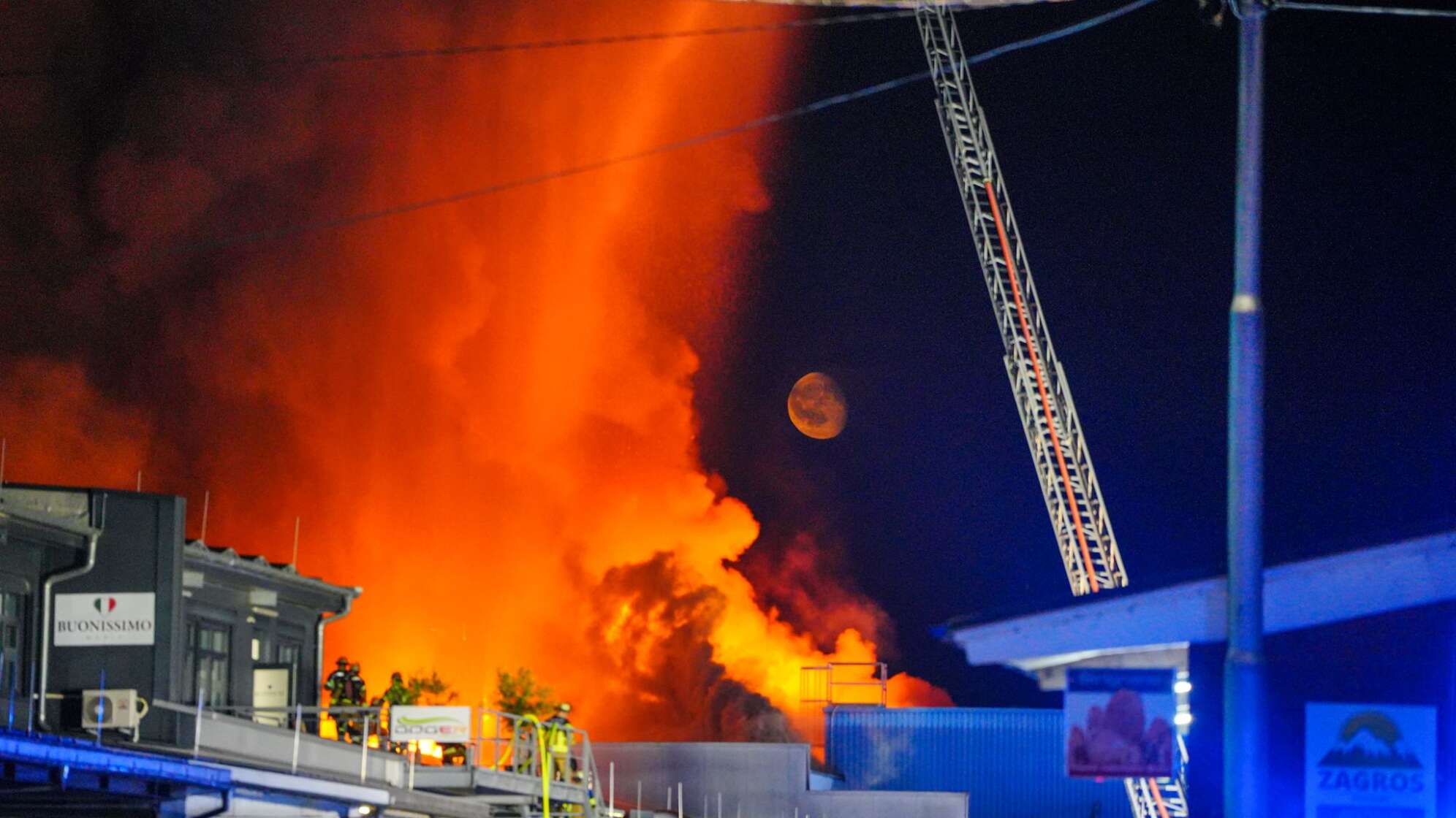 Großbrand in Stuttgart