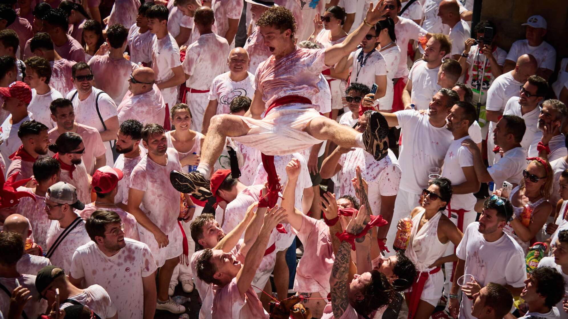 Beginn der Fiesta San-Fermin in Pamplona