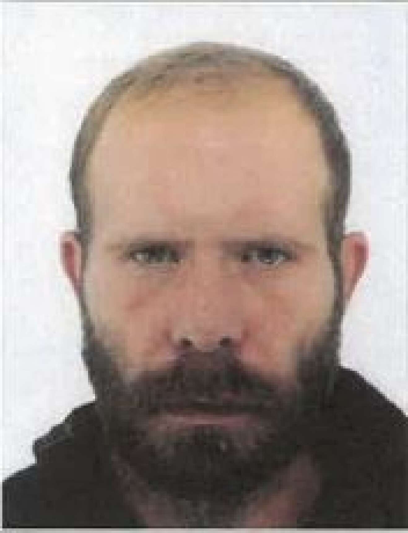 Vermisstenfoto Sebastian Geier mit Vollbart