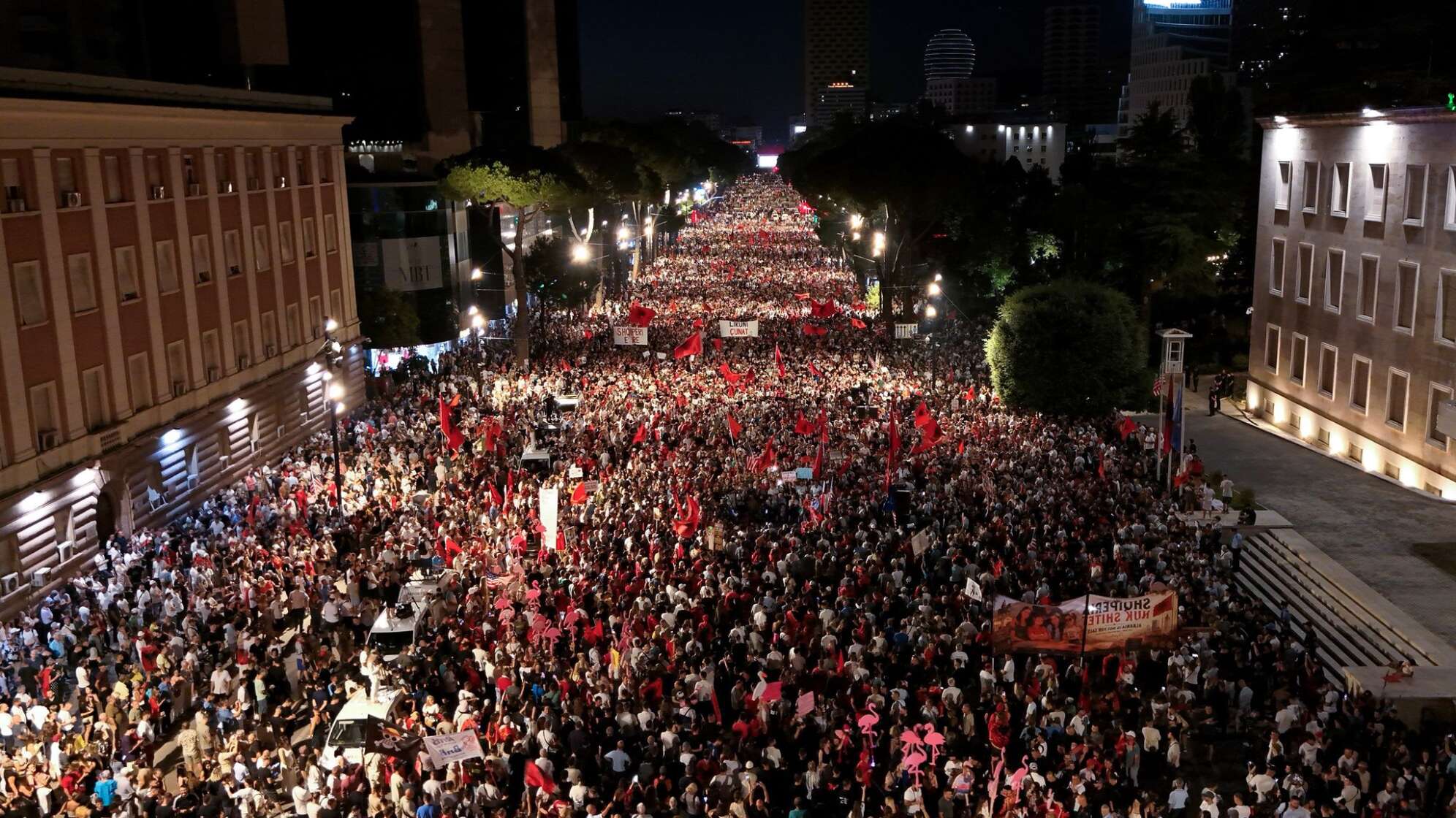 Proteste in Albanien