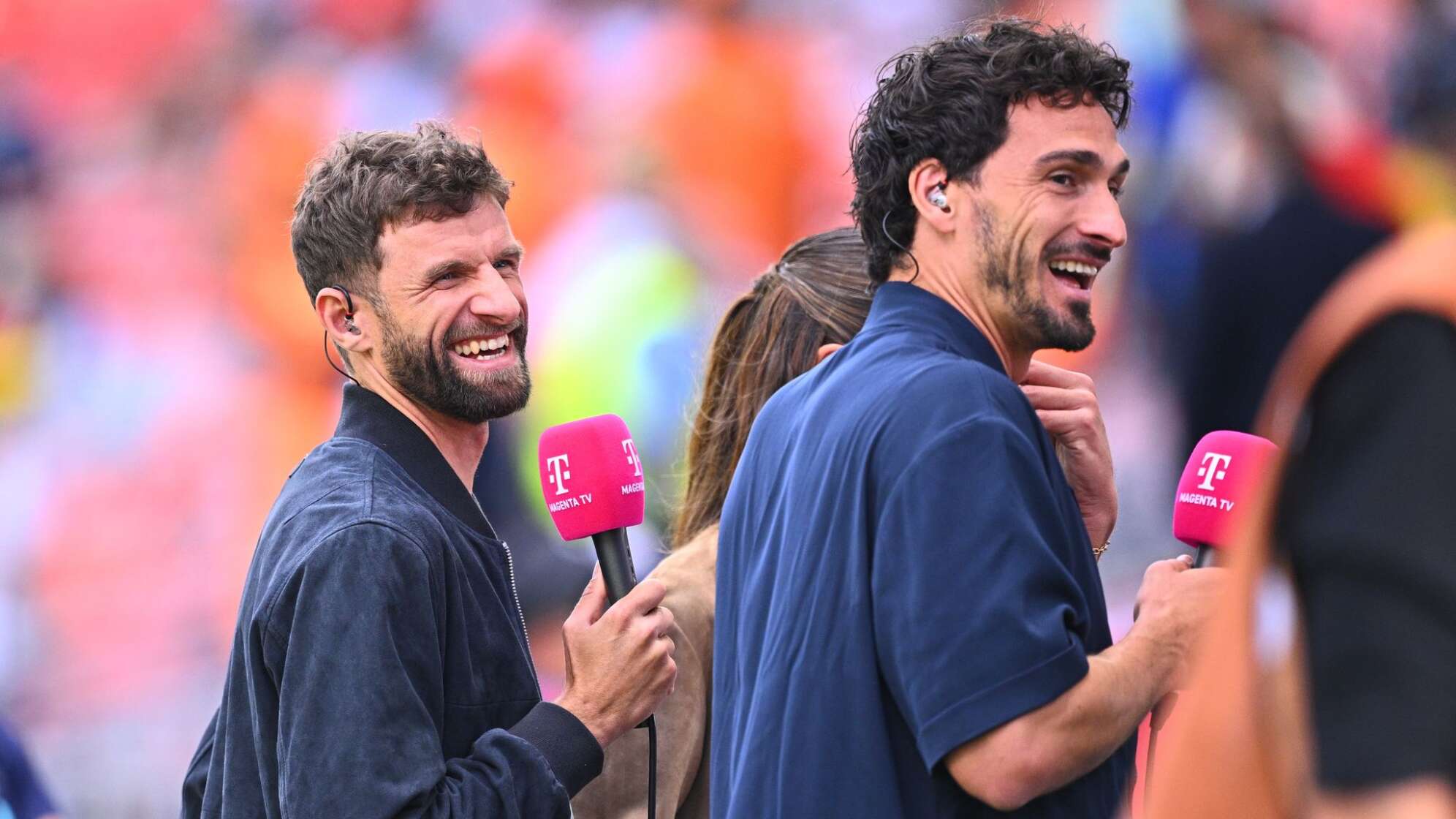 Thomas Müller (l) und Mats Humels