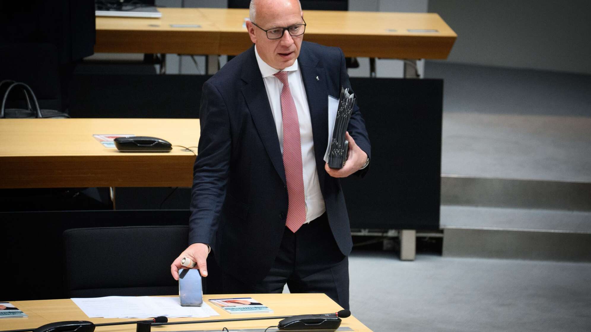 Regierender Bürgermeister Kai Wegner (CDU) im Abgeordnetenhaus