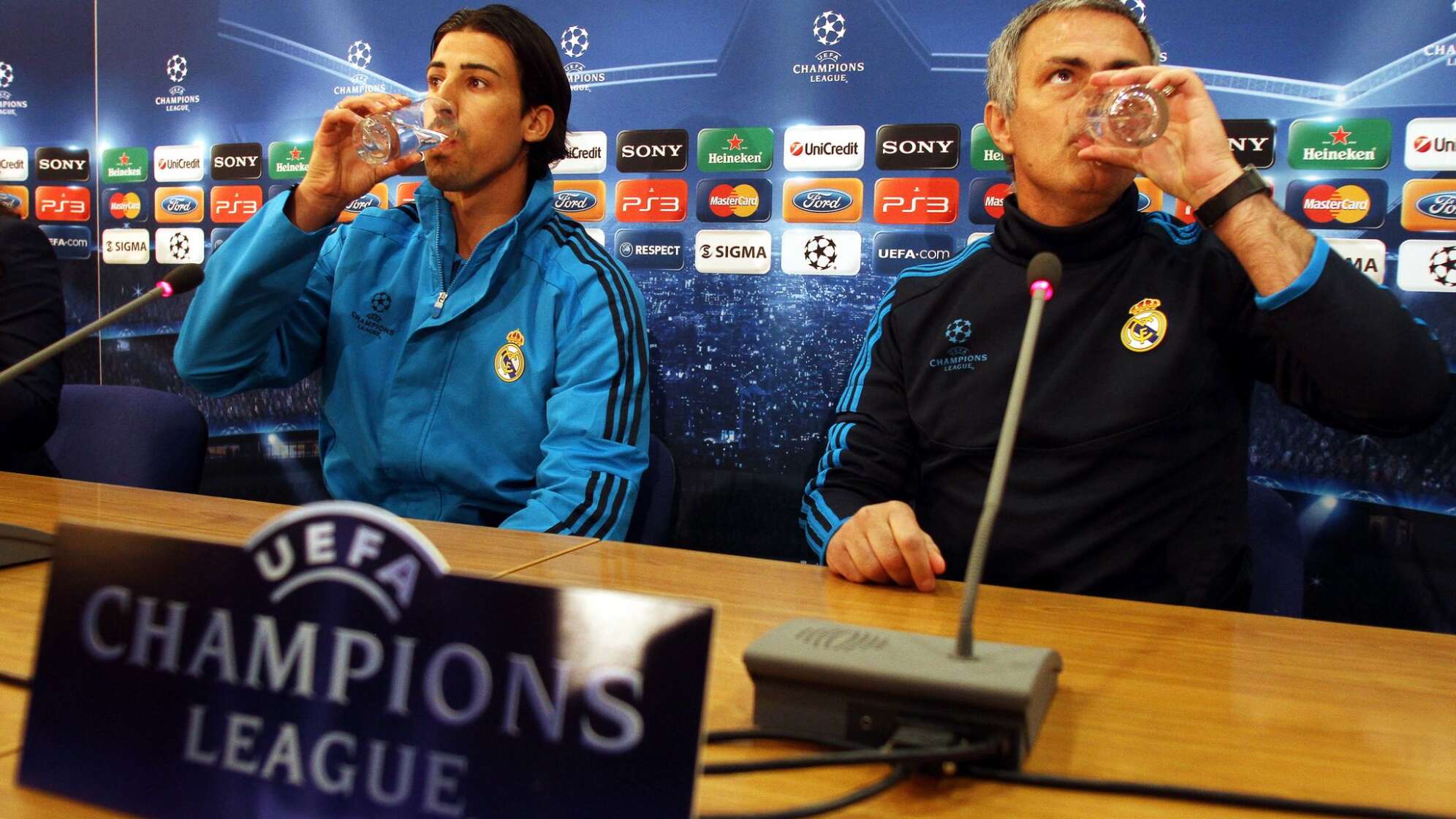 Sami Khedira und José Mourinho