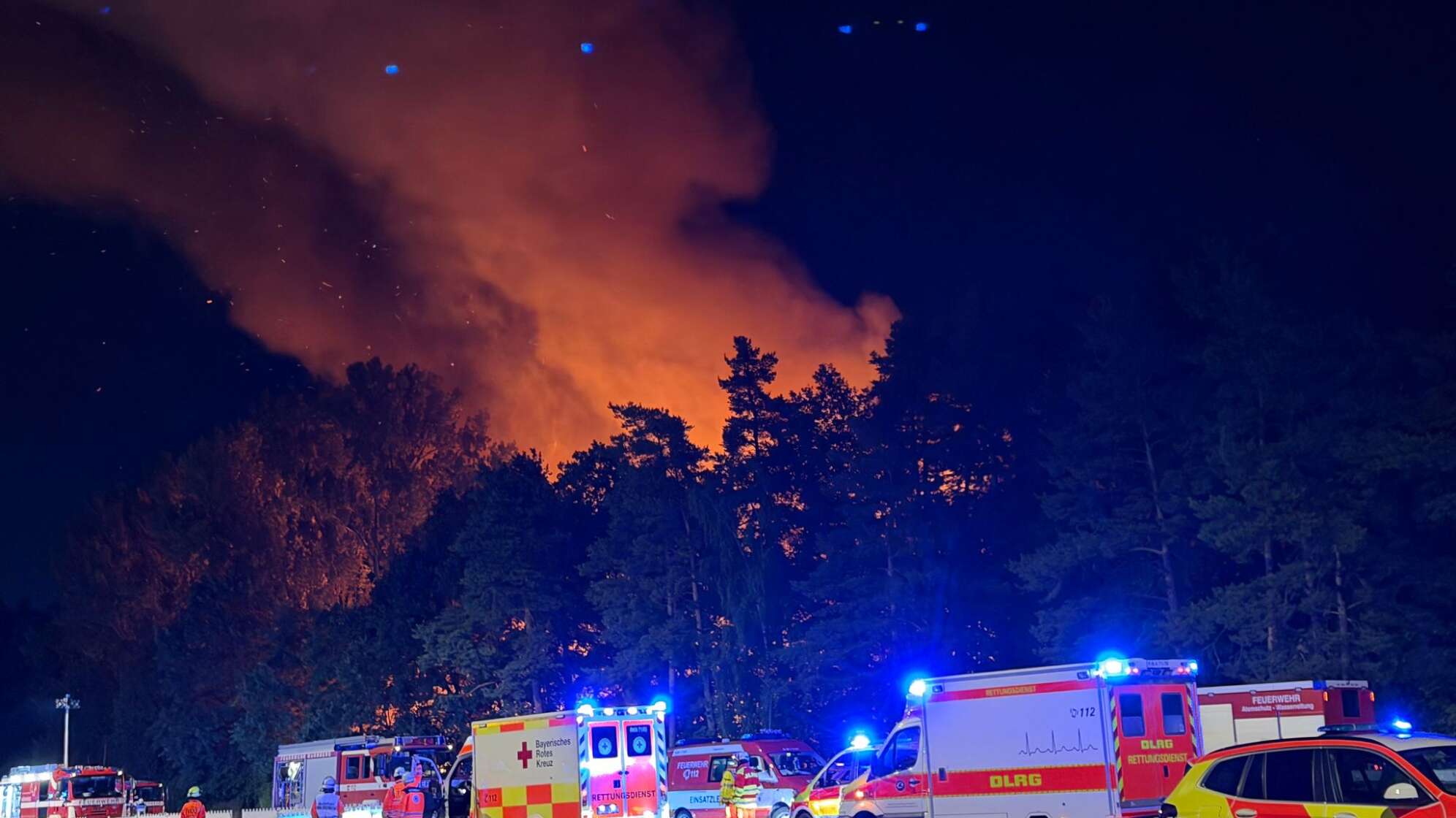 Waldbrand in Nürnberg