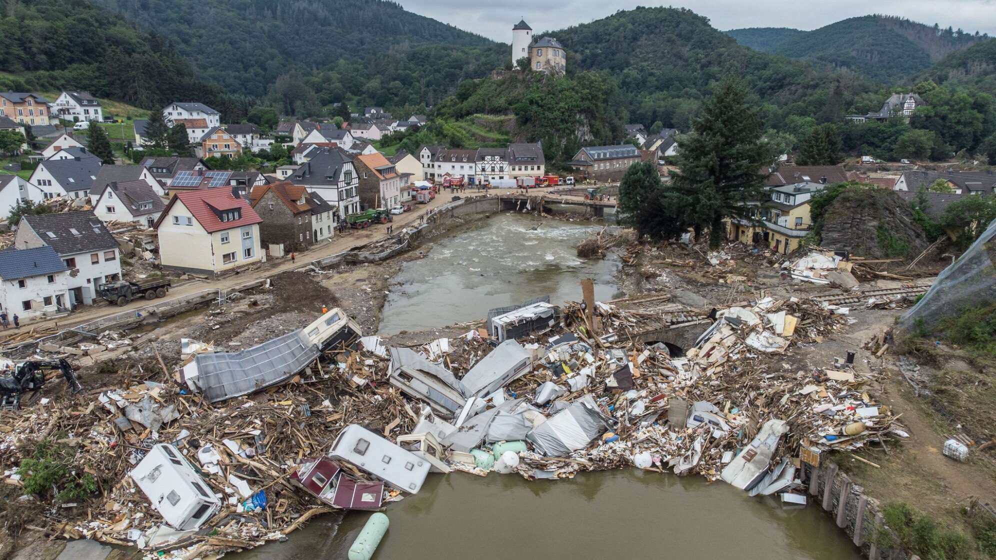 Nach der Flutkatastrophe im Ahrtal