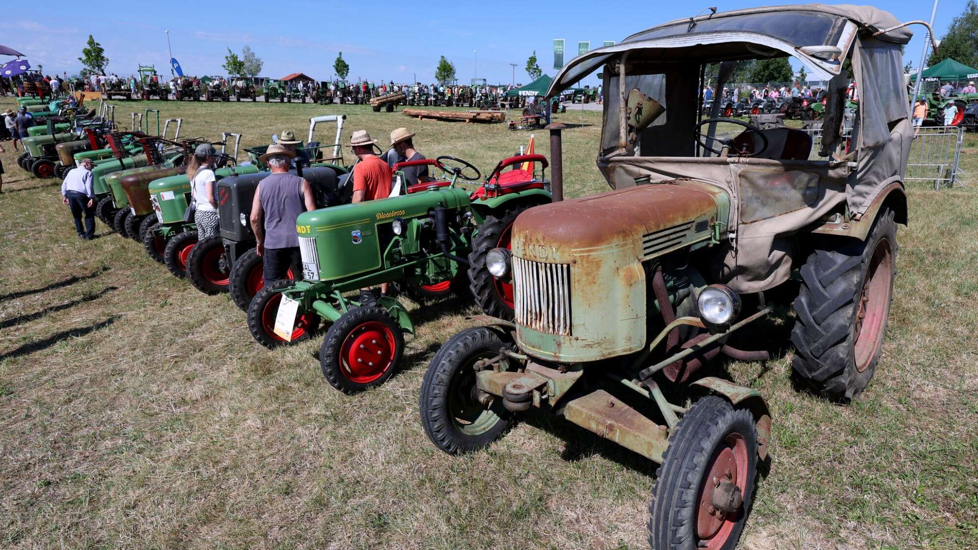 "Dieselrosstreffen" des Herstellers Fendt