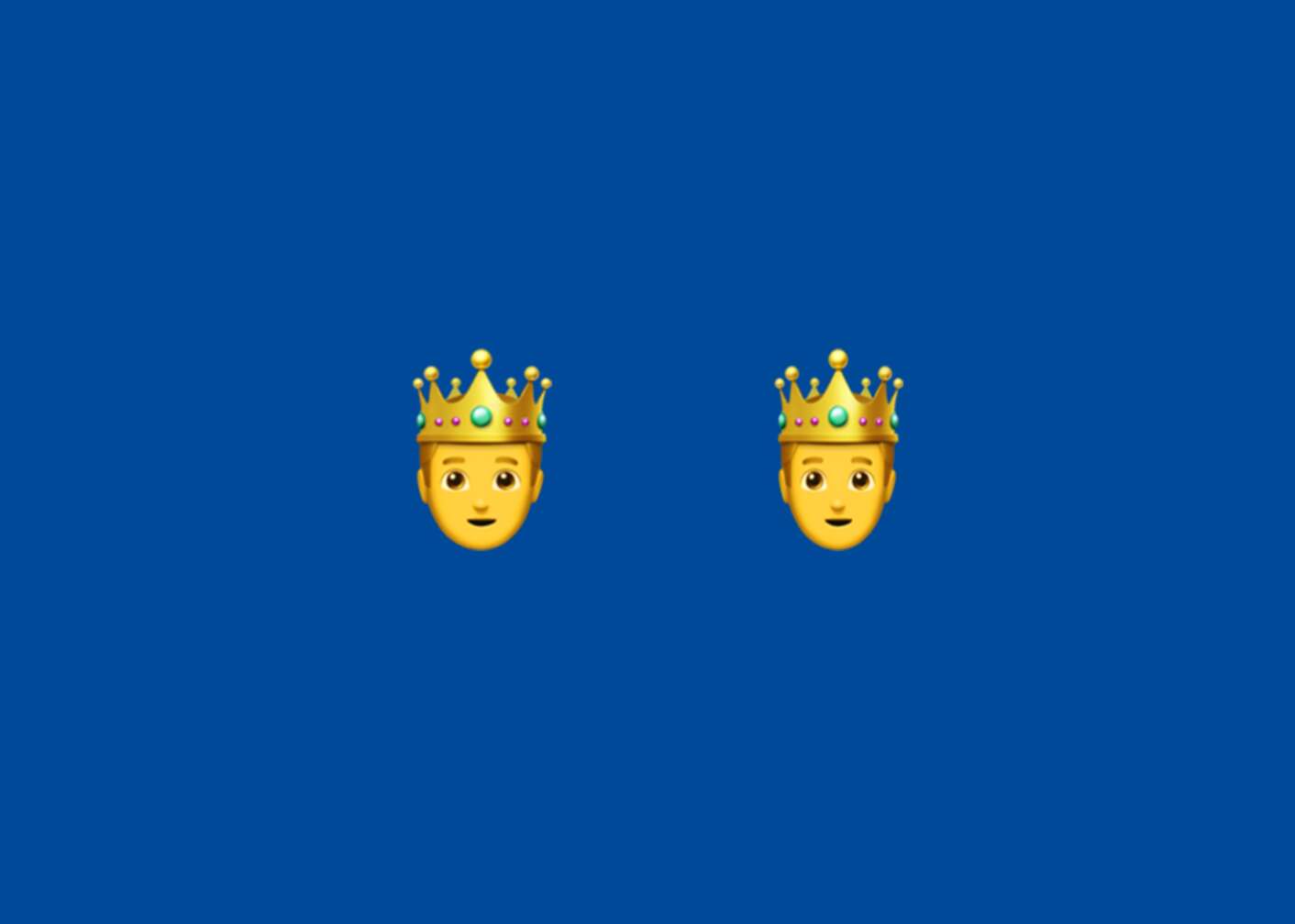 Emoji Zwei Prinzen