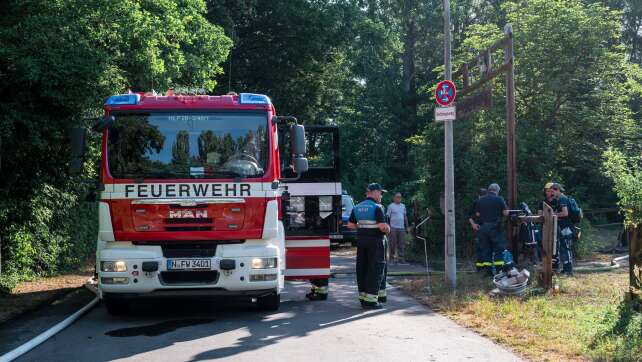 Westernstadt brennt lichterloh - Rauch über Messe Nürnberg
