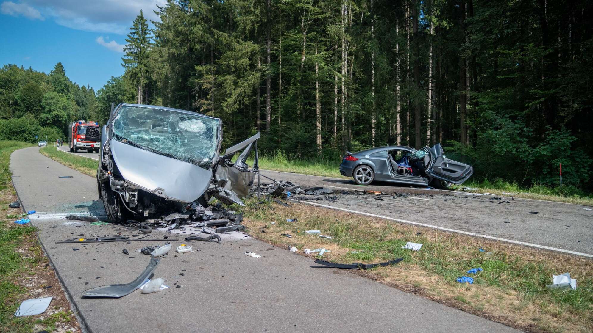 Drei Tote bei Frontalzusammenstoß