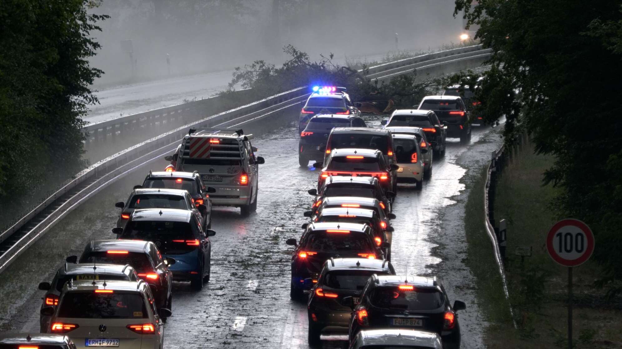 Unwetter in Bayern