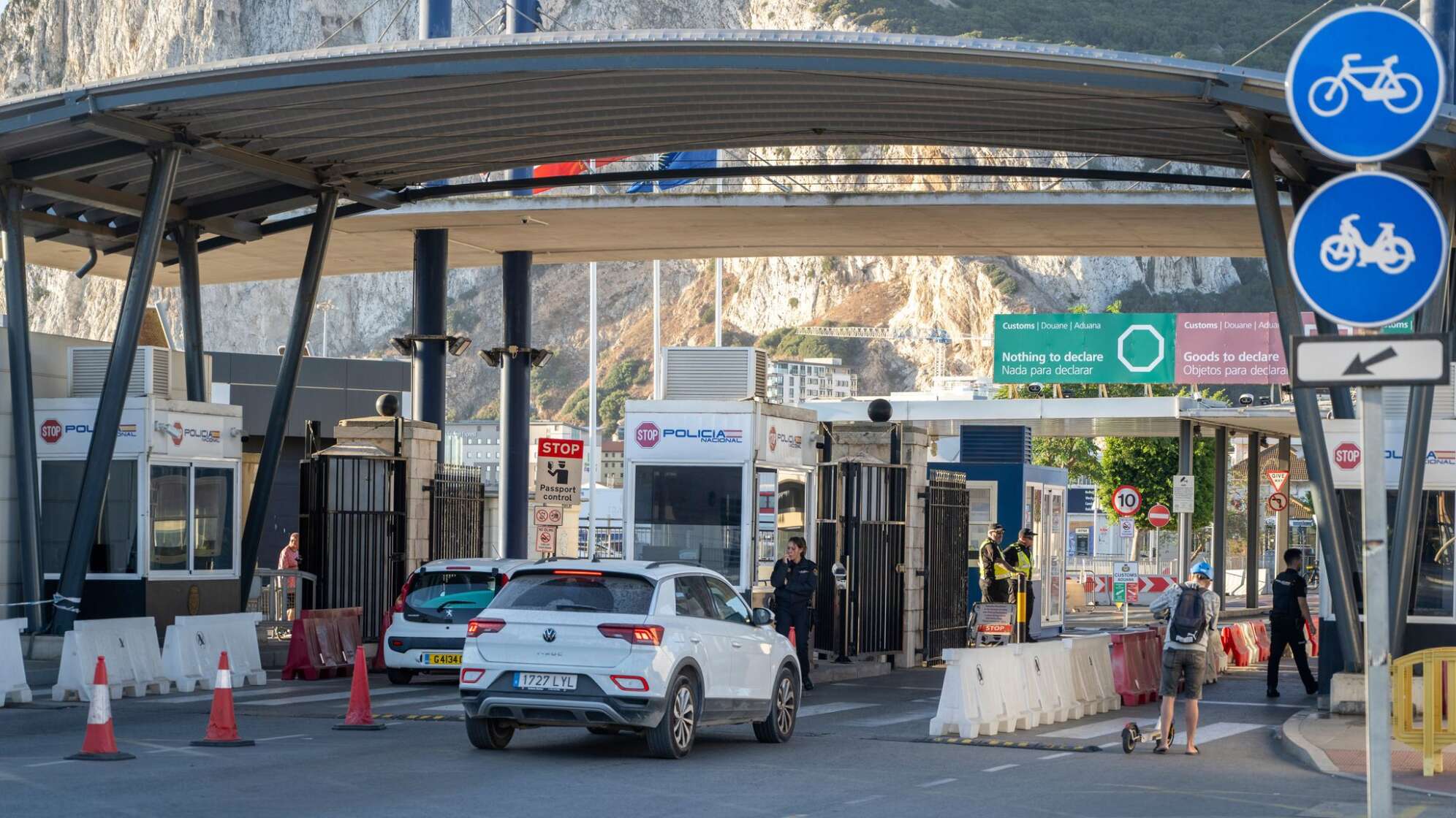 Grenzübergang nach Gibraltar