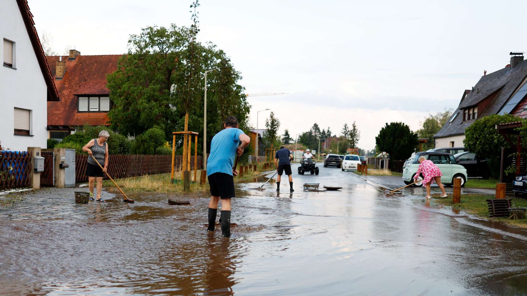 Unwetter in Erlangen
