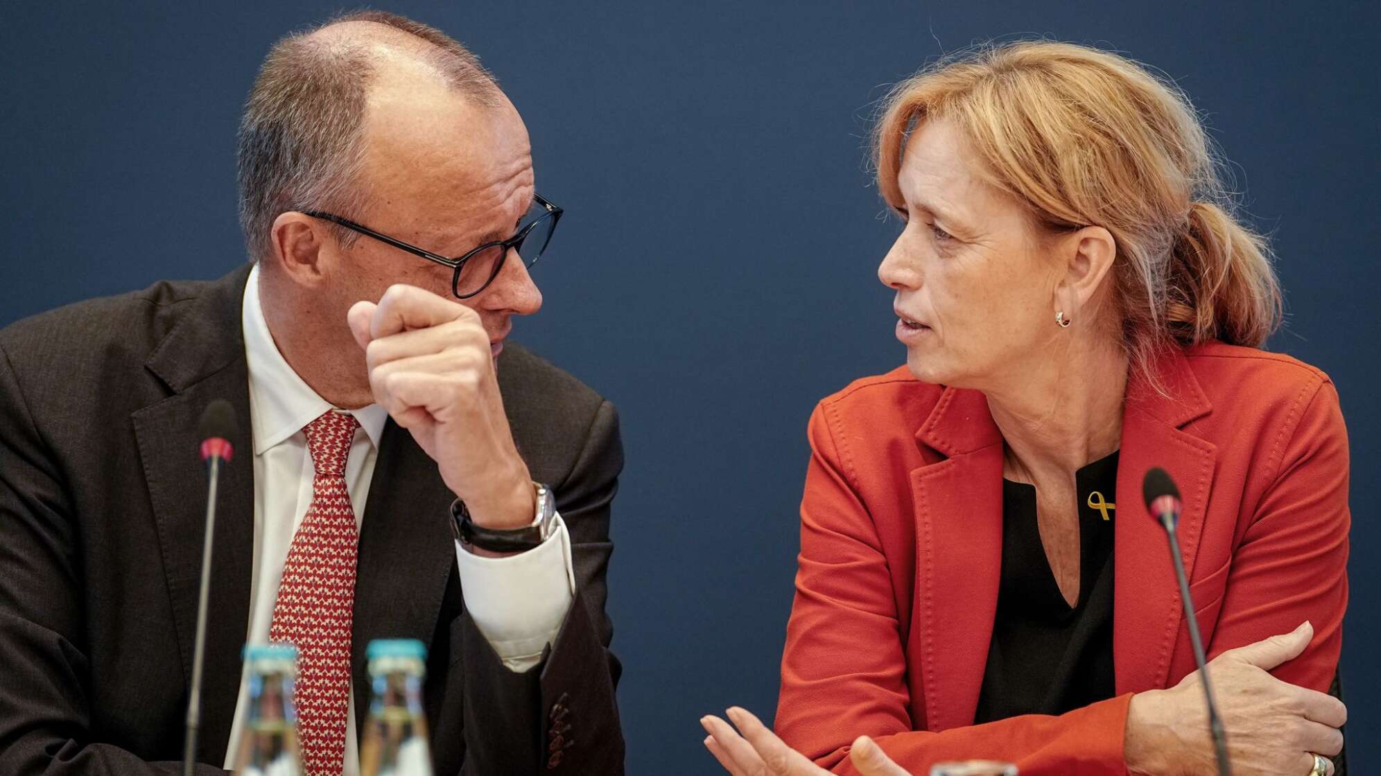 Friedrich Merz und Karin Prien