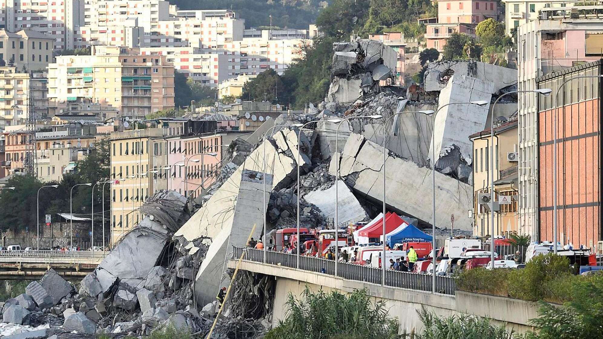 Brückeneinsturz in Genua