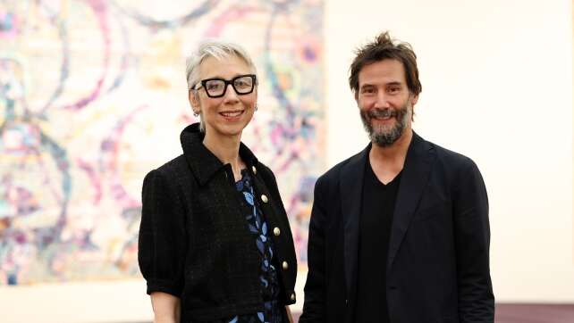 Keanu Reeves bei Ausstellungseröffnung in Nürnberg