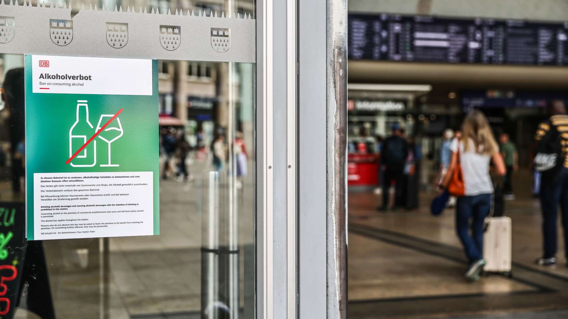 Alkoholverbot an Bahnhöfen - Köln
