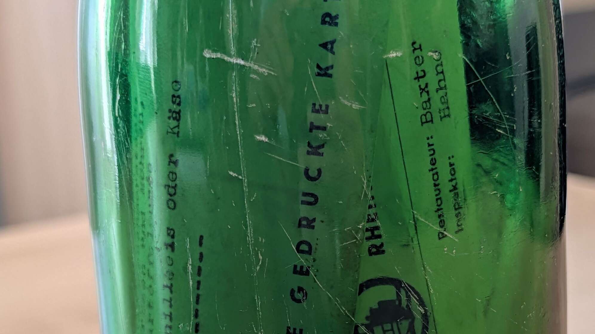 Flaschenpost gefunden