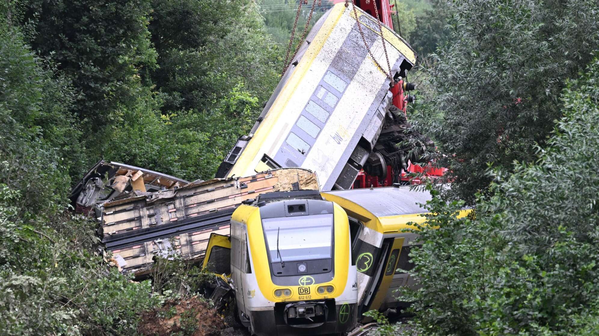 Zugunglück in Oberschwaben