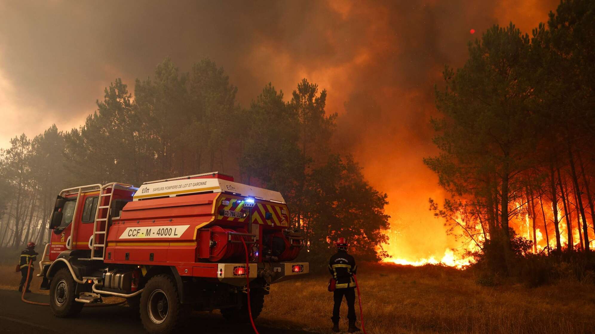 Brände in Frankreich