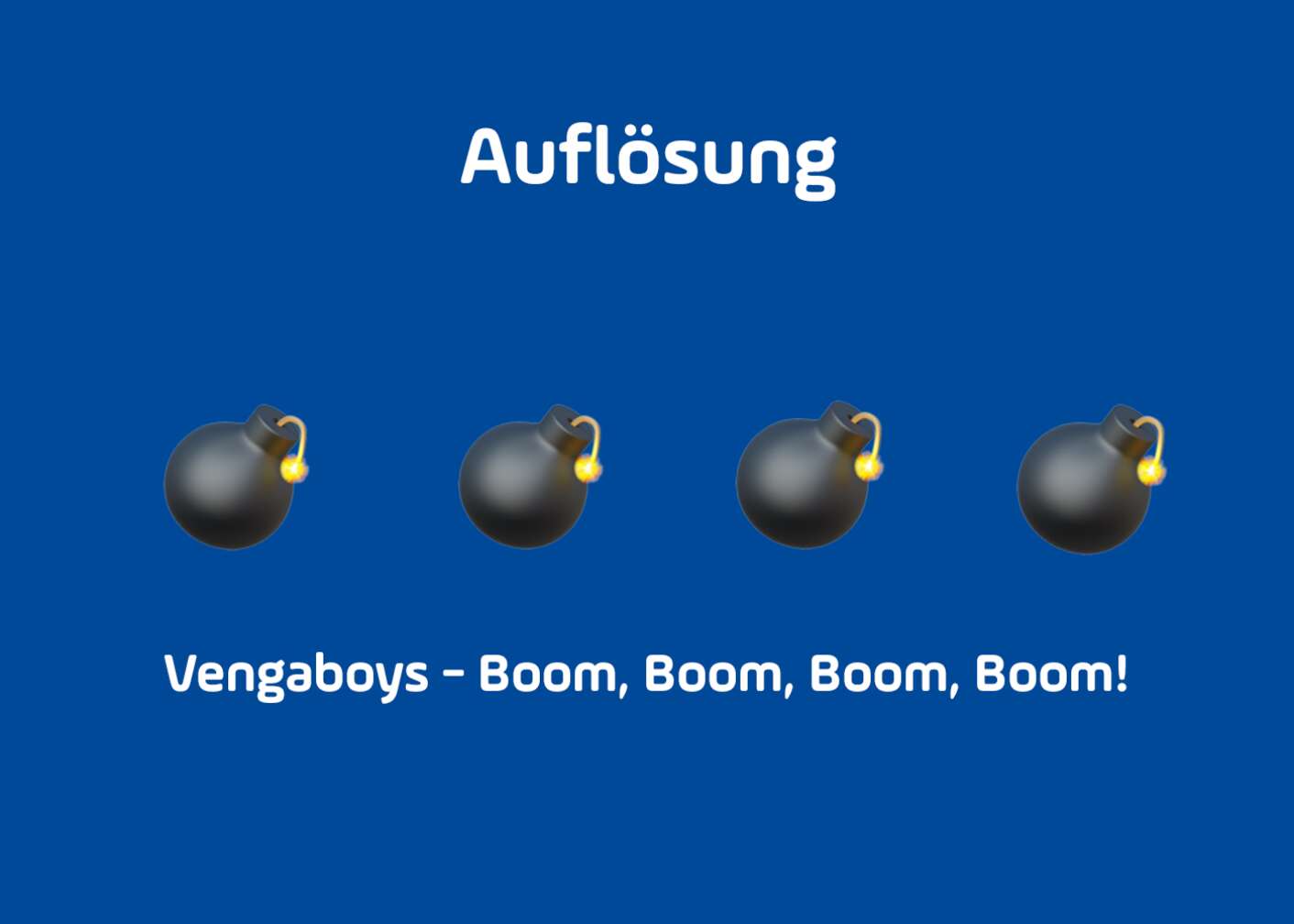 Emoji 4 Bomben Auflösung