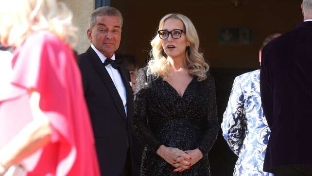 Katharina Wagner und Michel Friedman begrüßen Festspielgäste