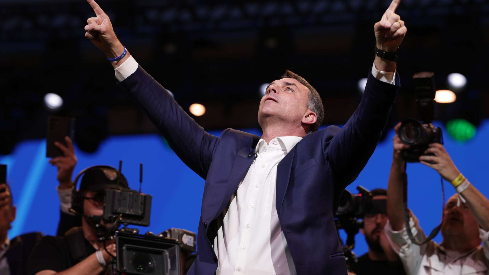 Flavio Bolsonaro beim Parteitag