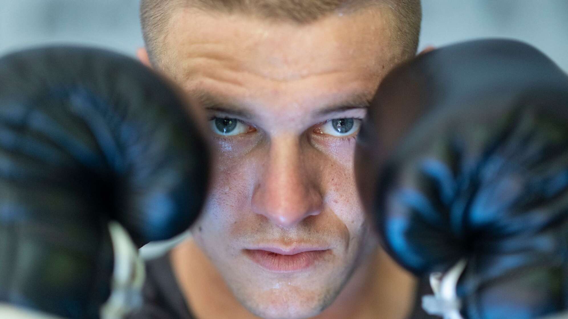 Boxen: Supermittelgewicht, Zachenhuber beim Training