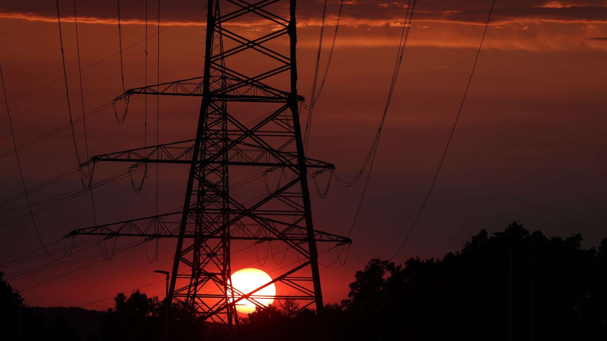 Sonnenuntergang in Bayern