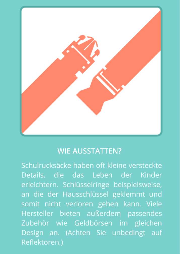 Schulranzen ausstatten
