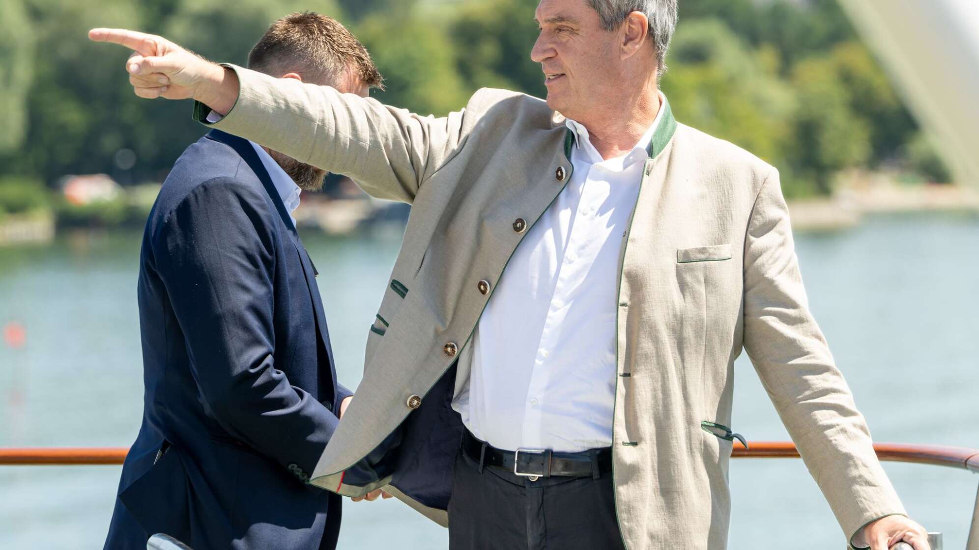 Bayerische Kabinettssitzung auf Starnberger See