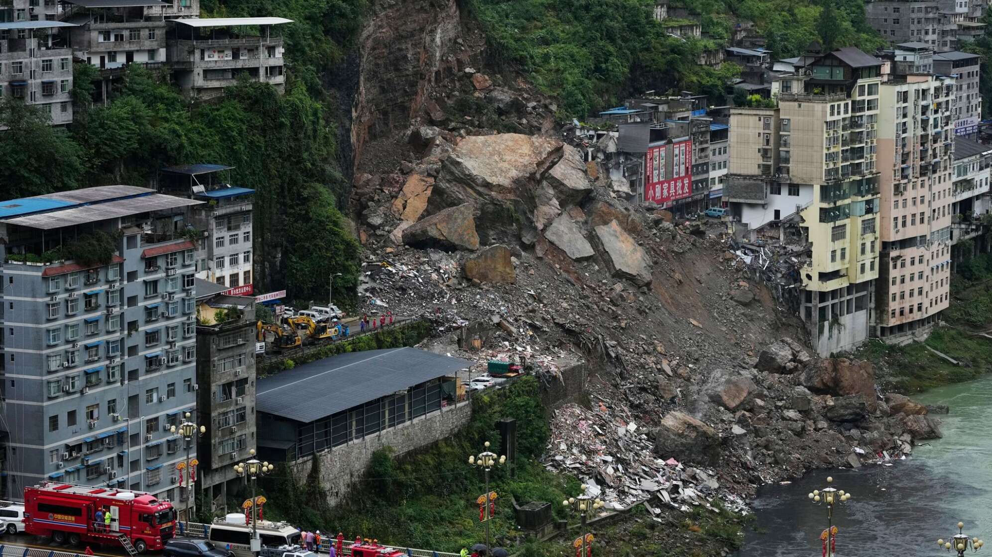 Erdrutsch in China