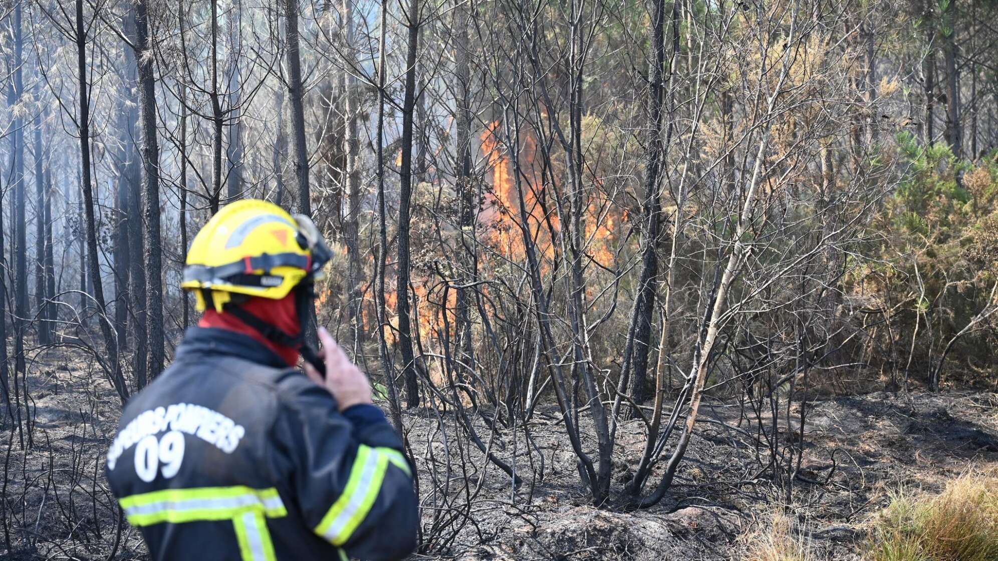 Waldbrände in Frankreich