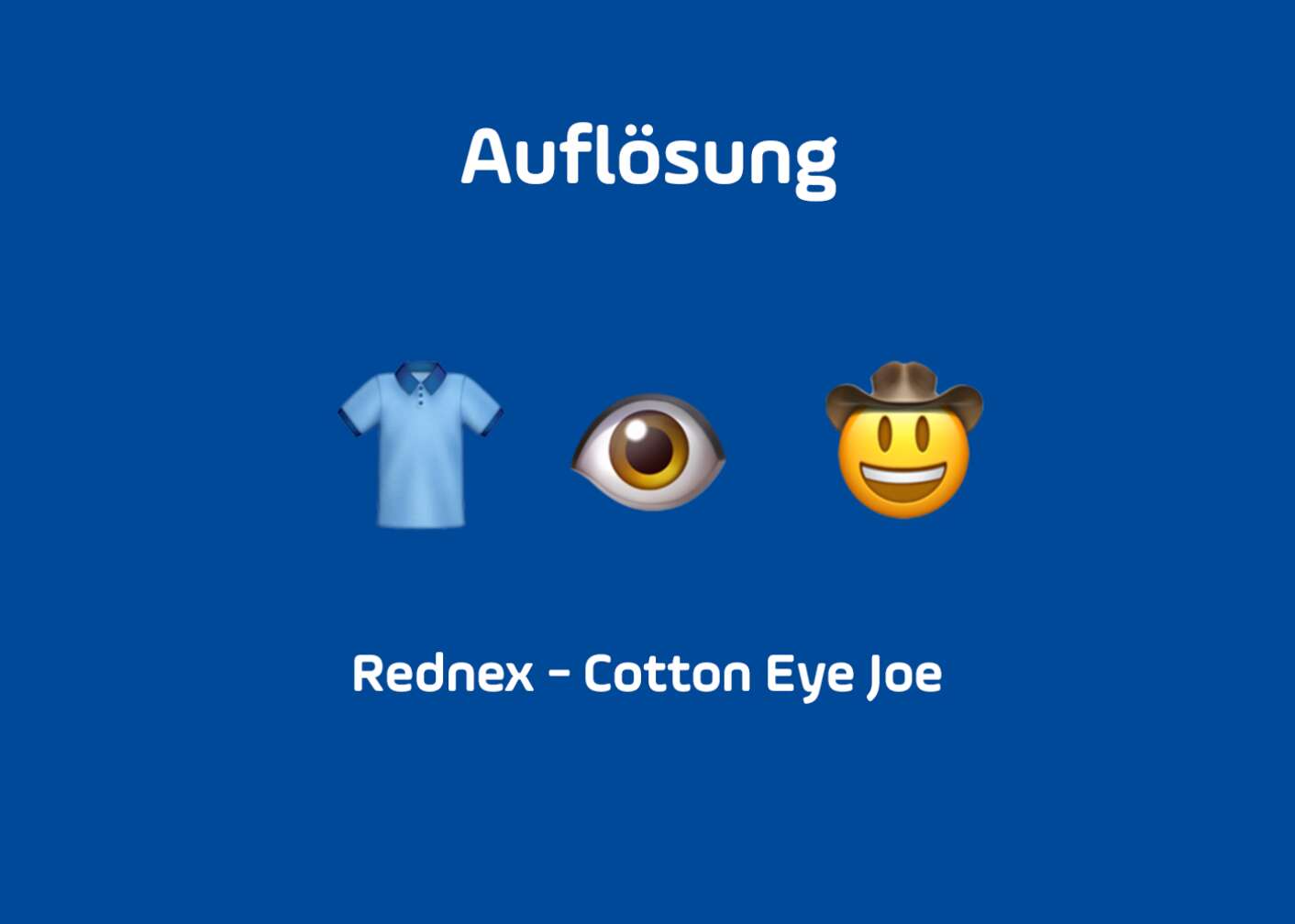 Emoji Hemd Auge Cowboy Auflösung