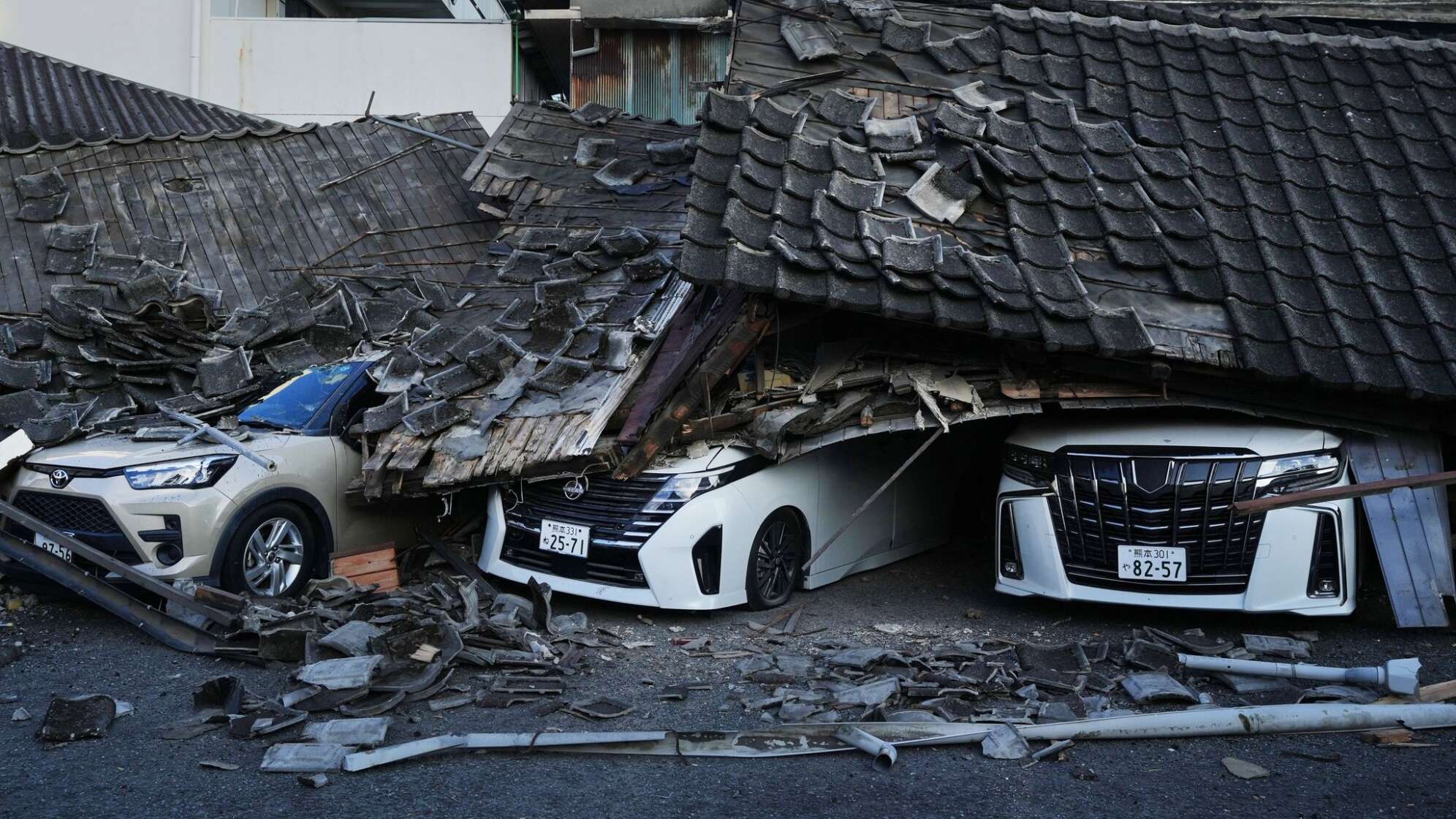 Nach dem schweren Erdbeben in Japan